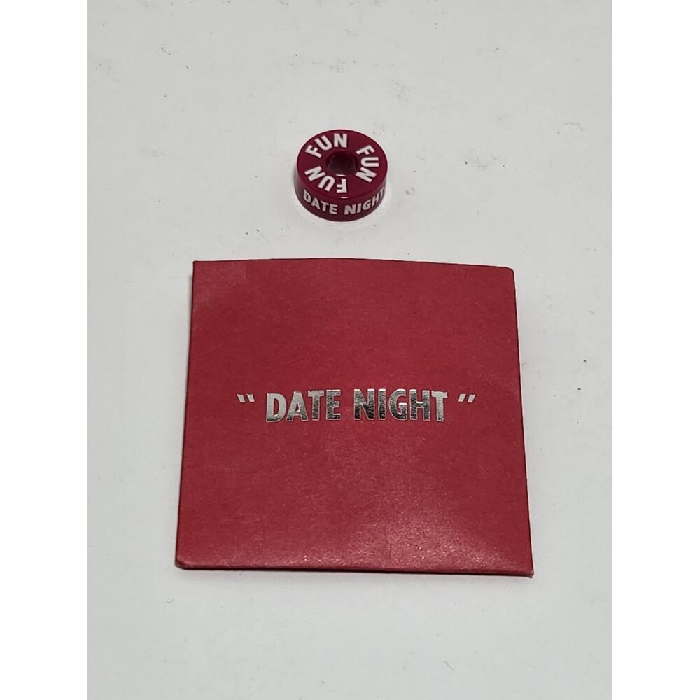 Carnival Cruise EFFY Fun Barrel DATE NIGHT Dark Pink with White Letters Charm